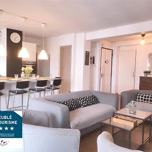 Standing, 3 Chambres, Clim Et Garage Priv Proche Panier Et Terrasses Port Apartamento